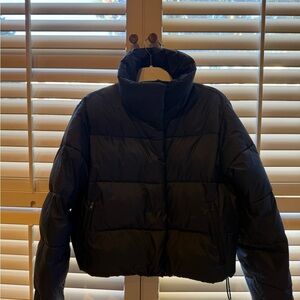 ALO Yoga Navy Puffer Jacket